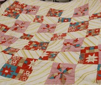 Handmade Pinwheel Quilt